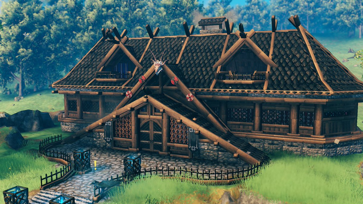Versaugh1's tweet photo. @Valheimgame so far did my own version of a longhouse https://t.co/1Gp0V8RSdu