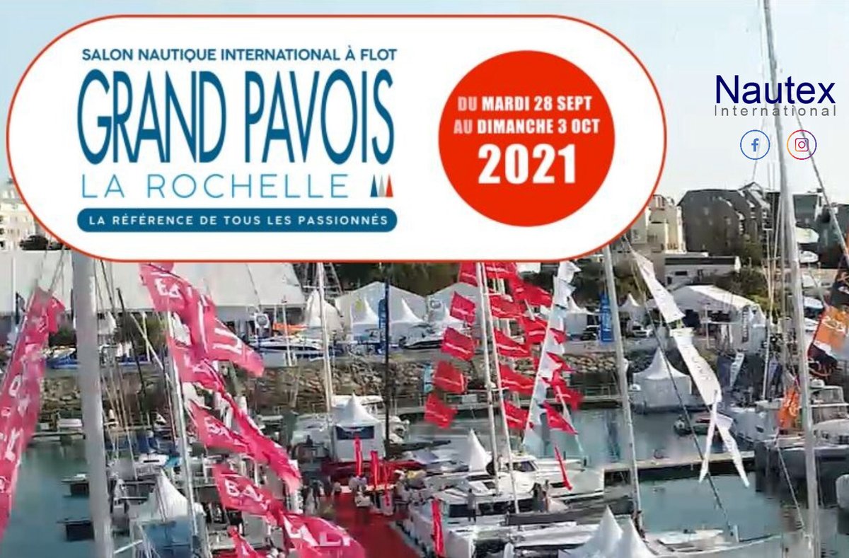 Le Grand Pavois vous ouvre ses portes du 28 septembre au 3 octobre à La Rochelle.

L’équipe de Nautex est à votre disposition sur rendez-vous pour toute information et conseil concernant l’équipement de votre bateau !

nautex-international.com/contact.html