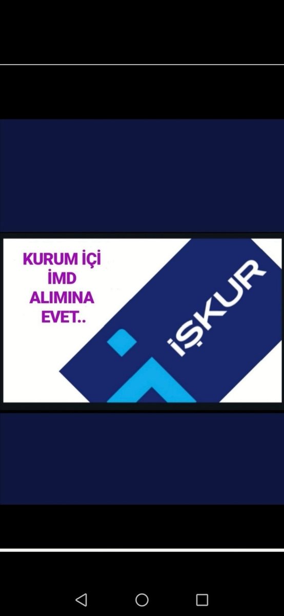 <a href="/iskurankara10/">İŞKUR DAYANIŞMA GRUBU</a> <a href="/drsoysal/">ERTUĞRUL SOYSAL</a> <a href="/csgbakanligi/">T.C. Çalışma ve Sosyal Güvenlik Bakanlığı</a> <a href="/vedatbilgn/">Vedat Bilgin</a> @OguzKGuldogan <a href="/Serafettin58Pol/">Şerafettin Polat</a> <a href="/rccaliskan/">Remzi Ç4LIŞK4N</a> <a href="/demiremin66/">emindemir66</a> <a href="/nahro_06/">orhan öztürk</a> KURUMİÇİ İMD ATAMASI na evet evet evet
#81ildekurumiçiimd müjdesi bekliyoruz.