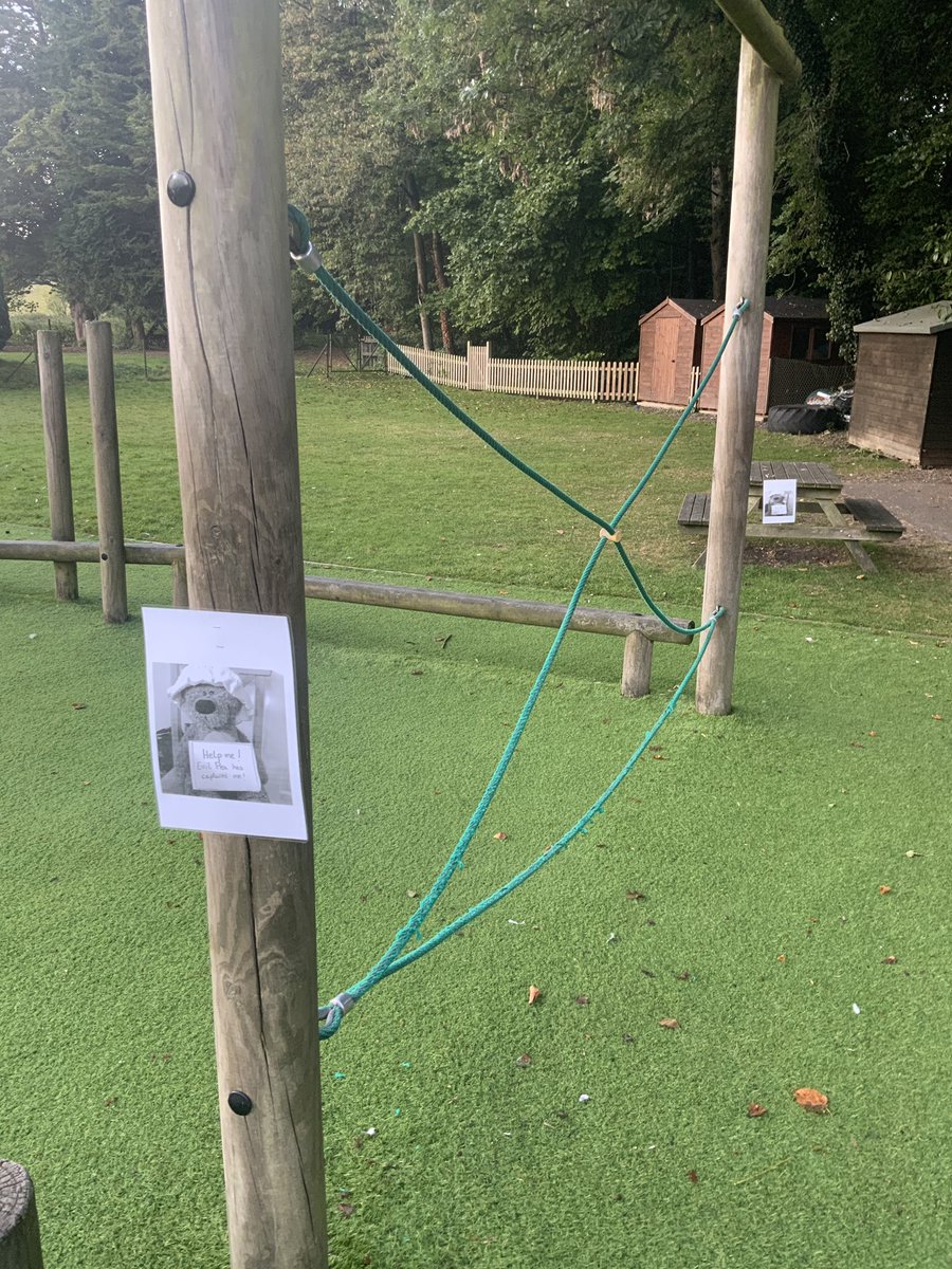 GriffinHouseSch's tweet photo. Oh no #GHSFormI The Evil Pea has kidnapped the bear from ‘We’re Going on a Bear Hunt’ this morning. We need your help today to find him. https://t.co/FRsDgYcK1c