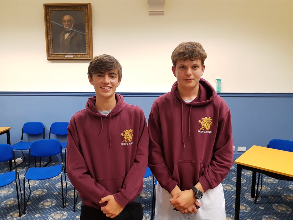 ReidsColl's tweet image. Well done to @HomeColl1 for a well deserved victory at Senior House Debating.  Robbie and Sam argued brilliantly but victory was snatched from them!