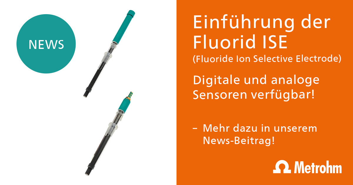 Neue Produkteinführung 🚀: die Fluorid ISE (Fluorid Ion Selective Electrode) 💯
👉 Möchten Sie mehr über diesen Sensor erfahren? Sehen Sie sich unseren News-Artikel an: som.metrohm.com/378tsfx

#Metrohm #Chemie #newproduct