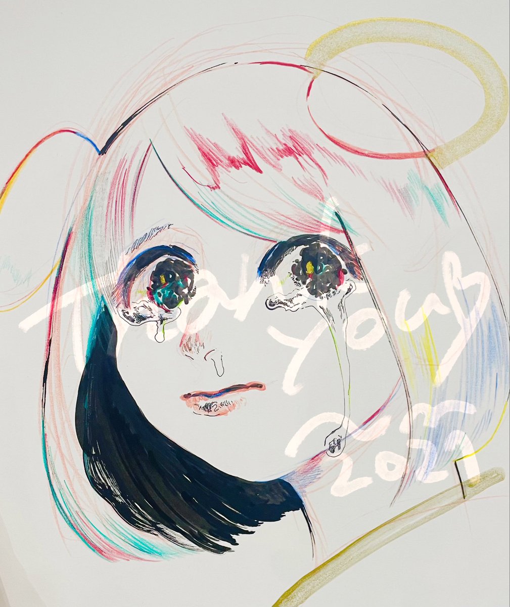 #COMITIA137 色紙その2 下書きと完成〜 