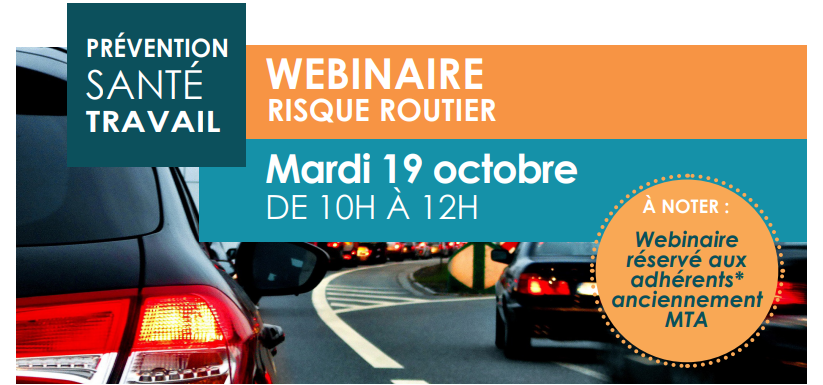 la_mta_02's tweet photo. 📡Webinaire risque routier le 19/10/2021 : venez échanger avec nos partenaires spécialisés sur ce risque !
Réservé aux adhérents anciennement MTA de moins de 50 salariés. Retrouvez toutes les informations et inscrivez-vous : https://t.co/FG93IdUzOJ https://t.co/tDi1qVVh4b