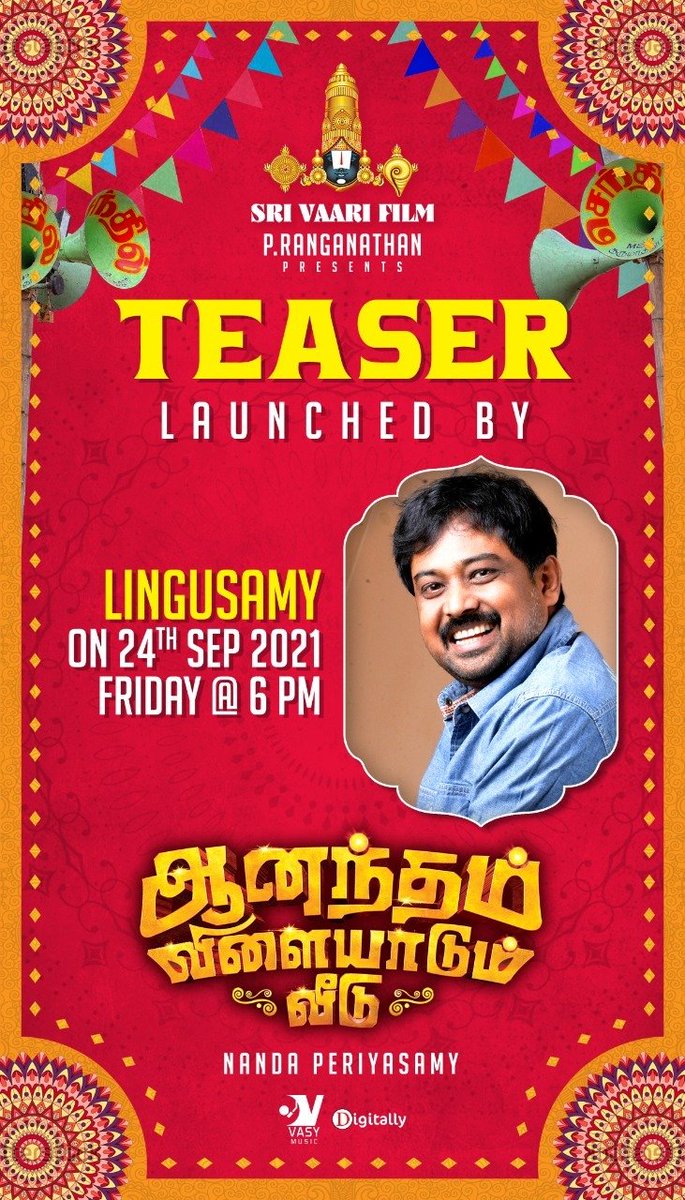 GauthamFans_IGG's tweet photo. Celebrity stars @arya_offl @ReginaCassandra @AshokSelvan @dirlingusamy will be releasing
#AnandhamVilayadumVeedu Teaser Tomorrow at 5PM @vasymusicoffl 

#AVVTeaser

@srivaarifilm @Gautham_Karthik @ShivathmikaR @directorcheran @NandaPeriyasamy @DoneChannel1 @digitallynow https://t.co/5Crtmkr4aq