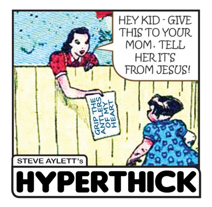 steveaylett's tweet photo. Su Pesto returns in Hyperthick 2 https://t.co/WWed5ZMCNf