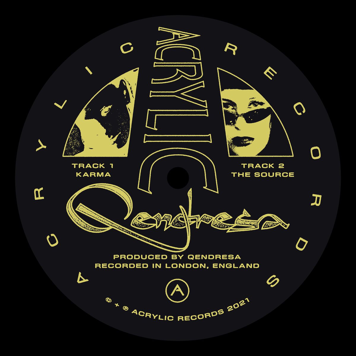 brought Acrylic Records back with a double-sided single from the wonderful Qendresa, out now! glistening late night revengeful r&amp;b / rap just in time for libra season ✨
qendresa.bandcamp.com/album/karma-th…