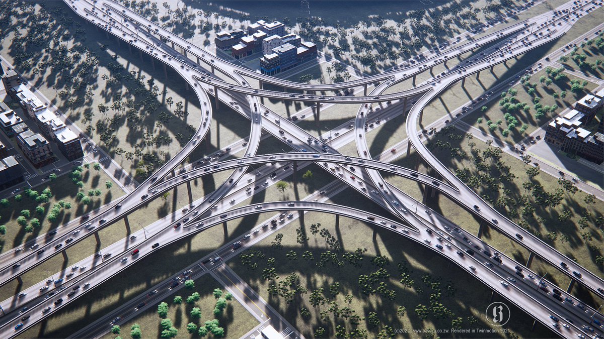 Beeam3D's tweet photo. Interchange II: Somewhere in the Capital π£π
Link to full project: https://t.co/gyx7pH0DfG
#3D #3DRender #3DVisualization #CG #DigitalArt #DreamZimbabwe #Rendering #ReVisualizeZW #RoadConstruction #Roads #Urban #UrbanPlanning #VisitZimbabwe #VisualisingCities https://t.co/xjGWMnD2nK