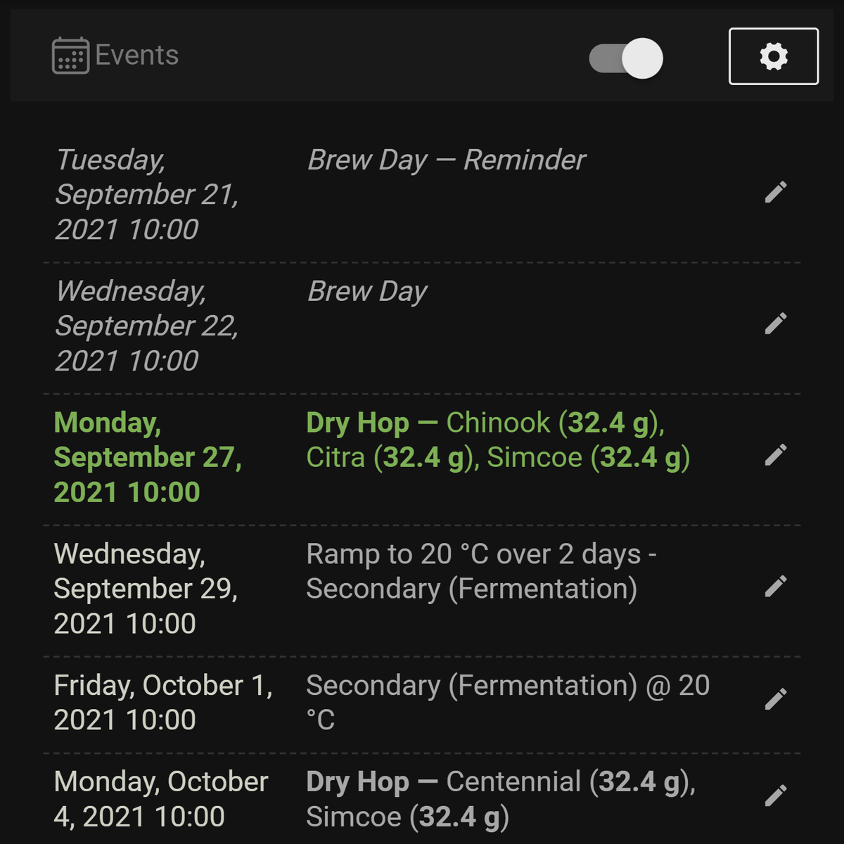 New Brewfather version 2.8 released! 🚀 Now supporting push notifications, e-mail reminders and more. docs.brewfather.app/changelog