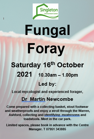 Spaces still available for the Fungal Foray at The Warren <a href="/GCwSPC/">GCwS Parish Council</a> @visitashtent @love_ashford <a href="/AshfordFor/">AshfordFOR</a> <a href="/SingletonLake/">Singleton Lake</a>