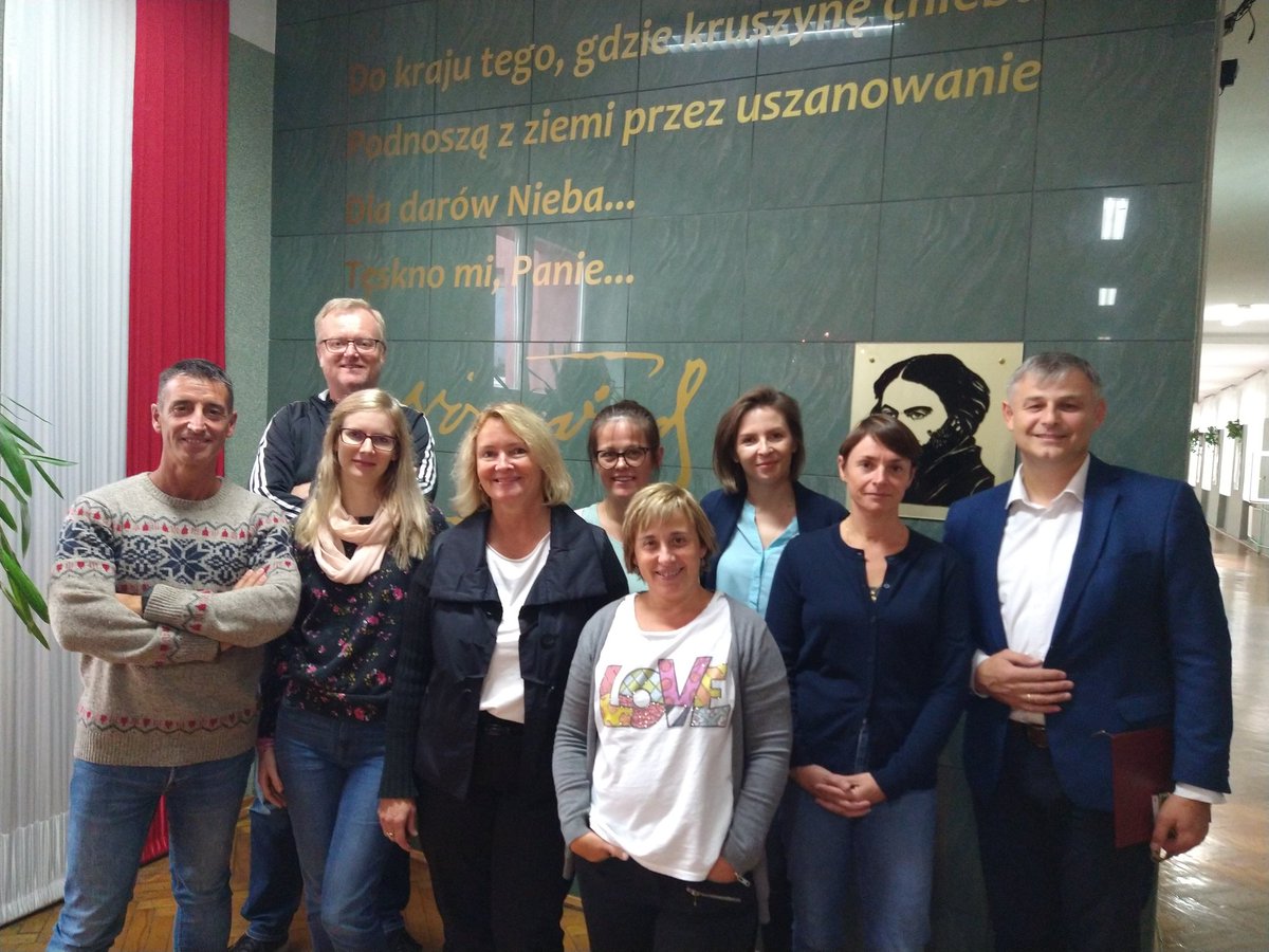 Teacher's training . A great pleasure spending this week with our Polish partners #ErasmusPlus  #MiErasmusPlus #eTwinning <a href="/Erasmus_Project/">Erasmus+ Projects</a> <a href="/eTwinning_es/">eTwinning España</a> <a href="/sepiegob/">SEPIE</a>