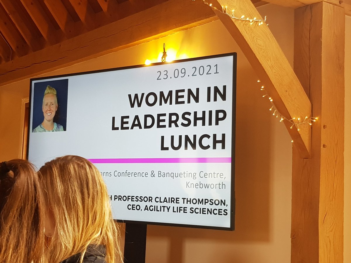 agilitylifesci's tweet photo. Our CEO @claire6thompson is the guest of honour at the first #TeamAgility in person event in nearly two years! #WomenInLeadership #Networking https://t.co/KmOptPuDZY