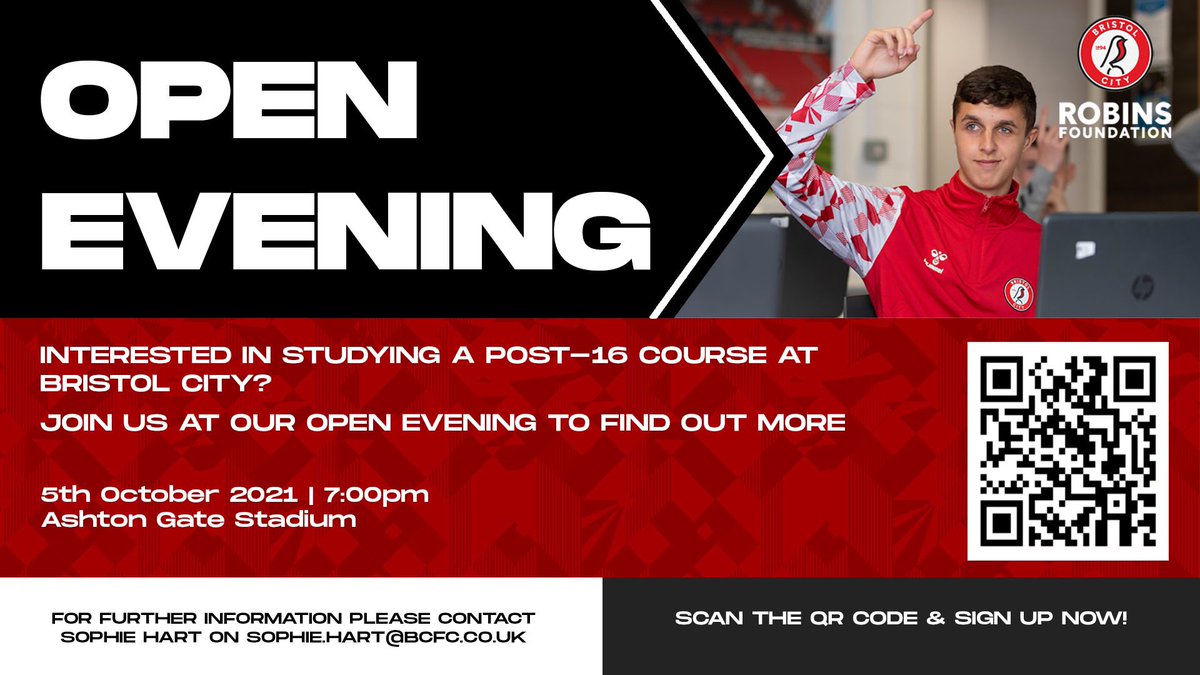 Robins Foundation Education (@educationrobins) on Twitter photo ๐๐๐ช๐๐๐ฉ๐๐ค๐ฃ ๐๐ฅ๐๐ฃ ๐๐ซ๐๐ฃ๐๐ฃ๐ ๐โฝ๏ธ๐ฎ
๐ Tuesday 5th October
โฐ 7pm
๐ Ashton Gate Stadium / City Academy Bristol
Football Education Programmes โ
Esports Education Programme โ
Sign up๐ or use the link in our bio โ๏ธ
๐ดโช๏ธ๐ ๐๐๐ช๐๐๐ฉ๐๐ค๐ฃ ๐๐ฅ๐๐ฃ ๐๐ซ๐๐ฃ๐๐ฃ๐ ๐โฝ๏ธ๐ฎ
๐ Tuesday 5th October
โฐ 7pm
๐ Ashton Gate Stadium / City Academy Bristol
Football Education Programmes โ
Esports Education Programme โ
Sign up๐ or use the link in our bio โ๏ธ
๐ดโช๏ธ๐