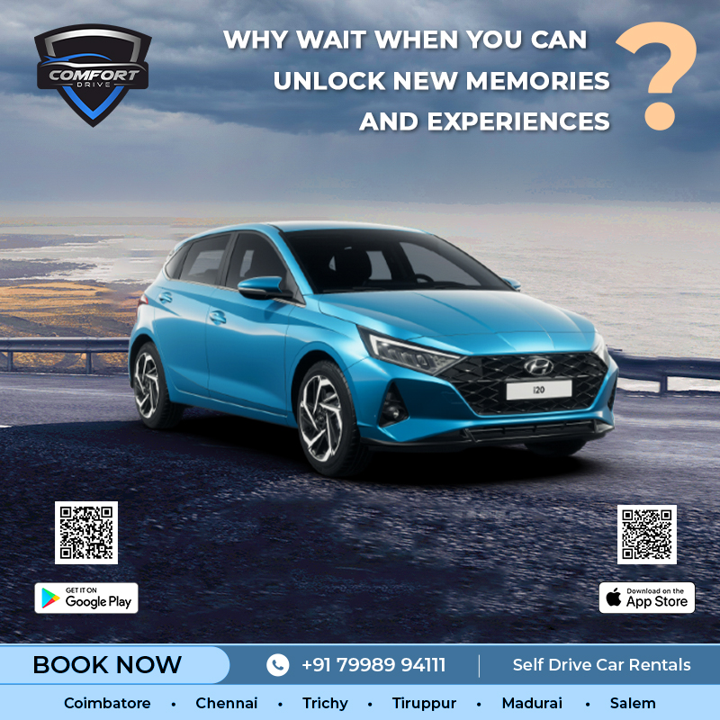 ComfortDriveCar's tweet photo. The restrictions are down and now is the time to start your journal of memory in the safest hands – get your 100% sanitized cars at your doorstep. https://t.co/avY8AsOKTN
#carrental  #rentalservice #comfortdrive #carrental  #chennai   #VolkswagenTaigun https://t.co/LqJAL0woTz