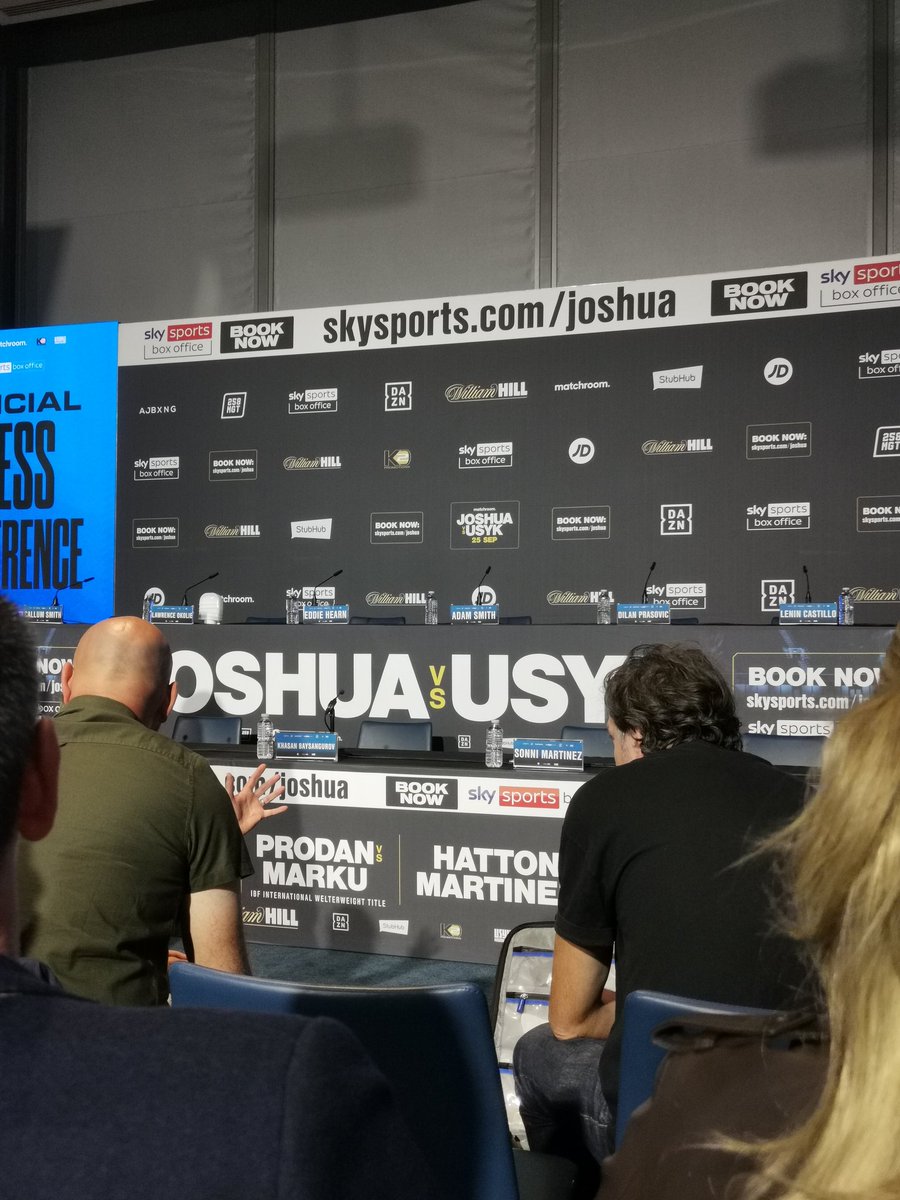 In the building!!!! Presser! #JoshuaUsyk