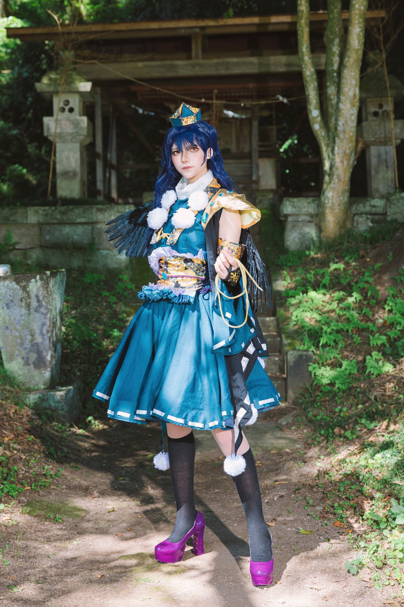 実物撮影】コスプレ衣装 東方Project 海棠はたて （東方project