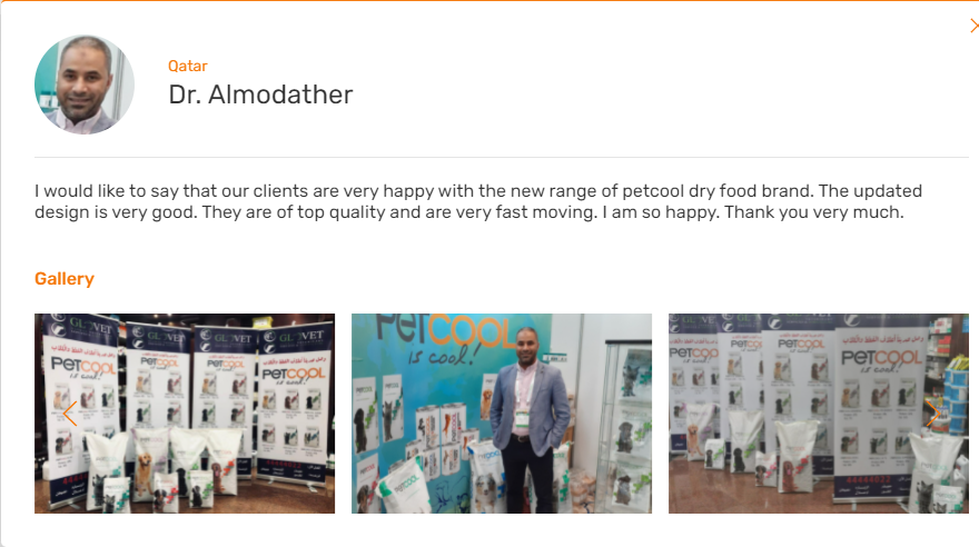 #Quality is our first priority!
 
We are already in 40+ countries and still counting.
 
Here is what one of our satisfied clients has to say about our products.