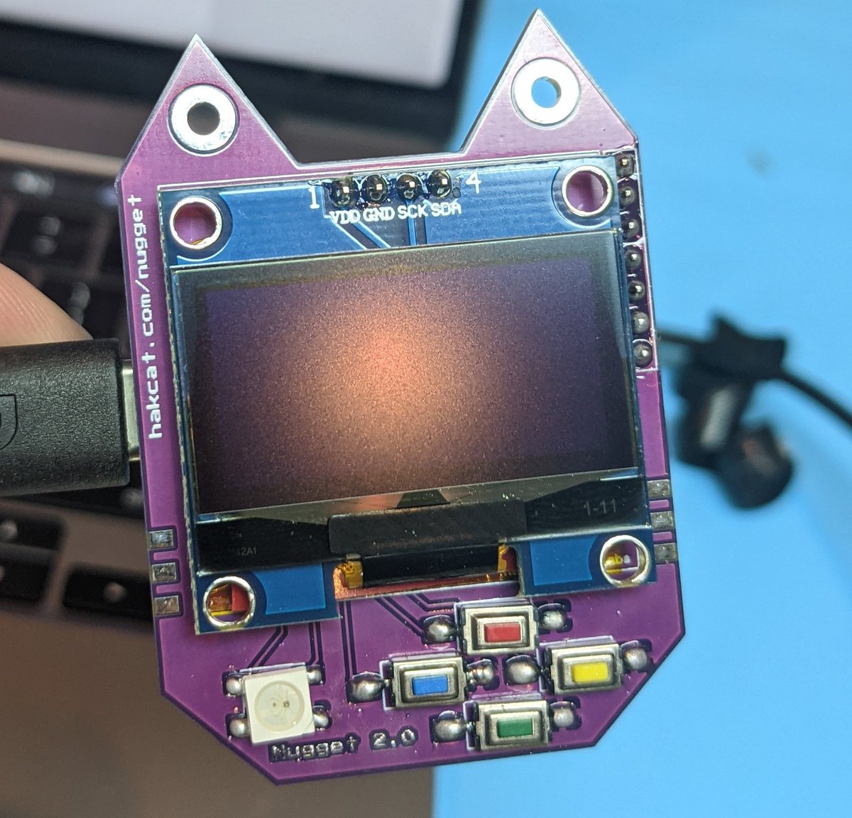 KodyKinzie's tweet image. If you like @adafruit&apos;s #circuitpython, @AlexLynd &amp;amp; I are testing adding #S2mini boards based on the #esp32s2 to the #WifiNugget!

Easy installation through a web interface, plus it mounts as a USB drive to easily drag &amp;amp; drop your code onto!