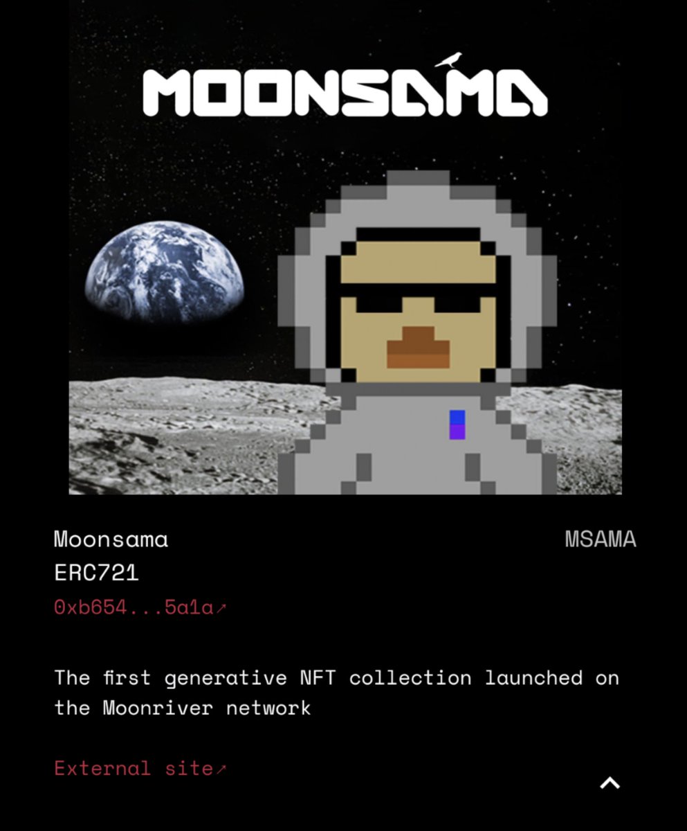 Kusama Maxi on Twitter "Moonsama is the first NFT marketplace and soon