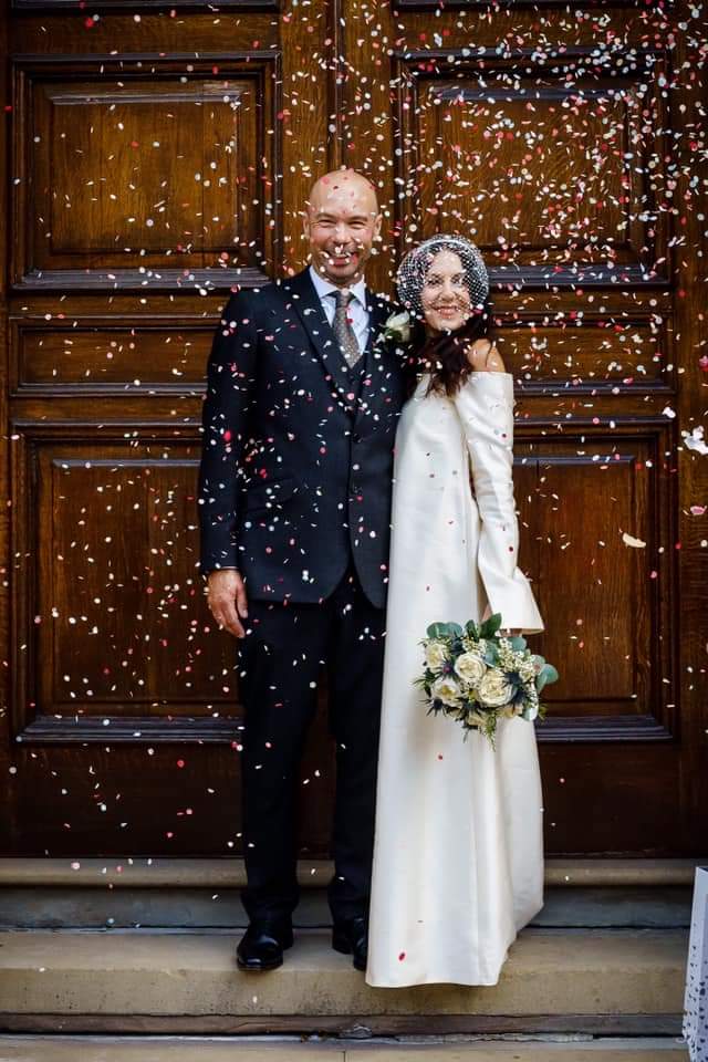 Glorious weather for our honeymoon, part one. Bath, with my darling Lisa.