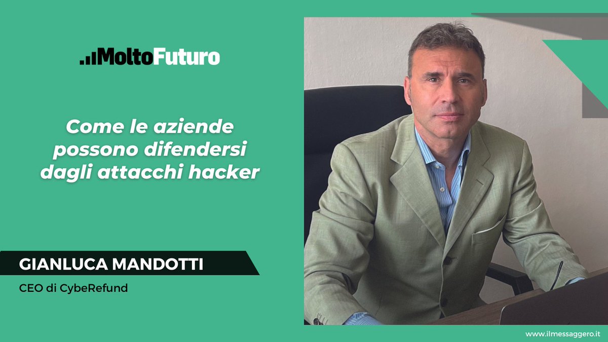 ilmessaggeroit's tweet photo. In diretta @glucaman_65 insieme a @MariaLatella e @andreaandrei_ per parlare di "Come le aziende possono difendersi dagli attacchi degli hacker" #obbligatiacrescere #MoltoFuturo https://t.co/fianYFaGDZ