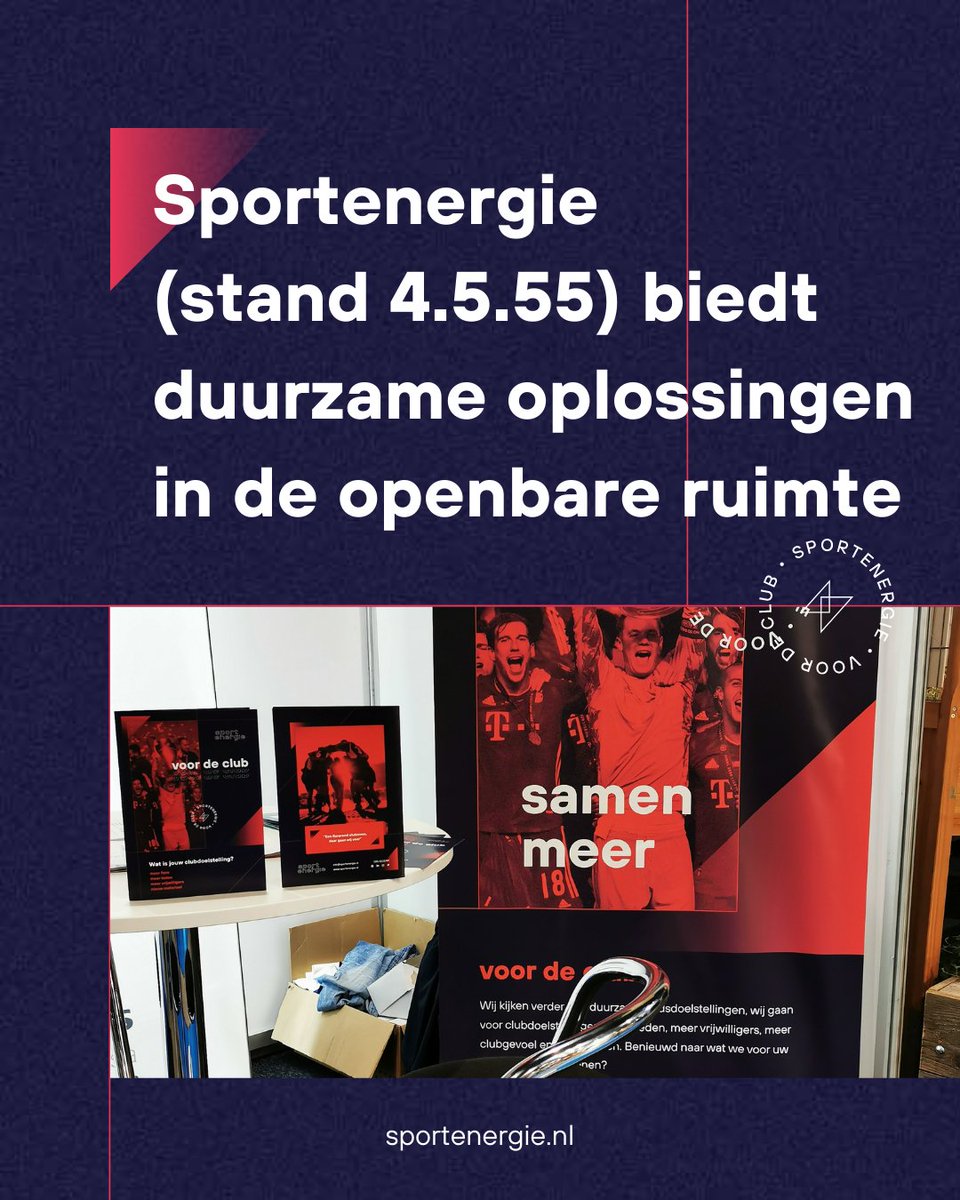 Benieuwd hoe jouw #playground of openbaar #sportpark energie kan besparen en opwekken? Kom naar <a href="/Sportenergie_nl/">Sportenergie</a> stand 4.5.55 op de vakbeurs openbare ruimte. #VORNL