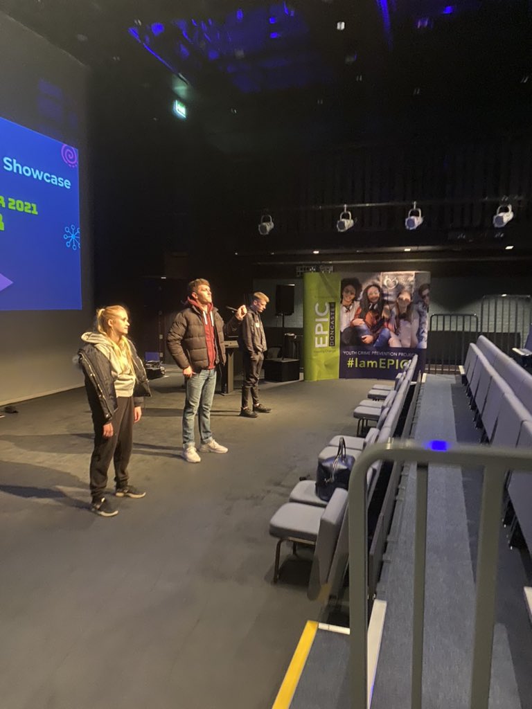 EpicDoncaster's tweet photo. #GoodMorning we’re ready and looking forward to today’s launch event @castindoncaster with the premiere of our #DramaProduction ‘Our Town’ a look into the world of county lines. It’s also the launch of our Virtual Reality workshop for schools.#ChangeYourGame #DoncasterIsGreat https://t.co/8jFJyJsOjZ