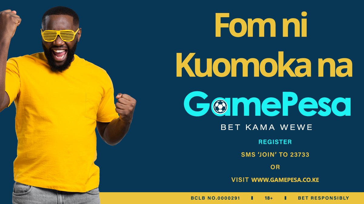 __Kwamboka's tweet image. FORM NI KUOMOKA
#BetKamaWewe
#gamepesa
#Omoka
#OmokaKibazu