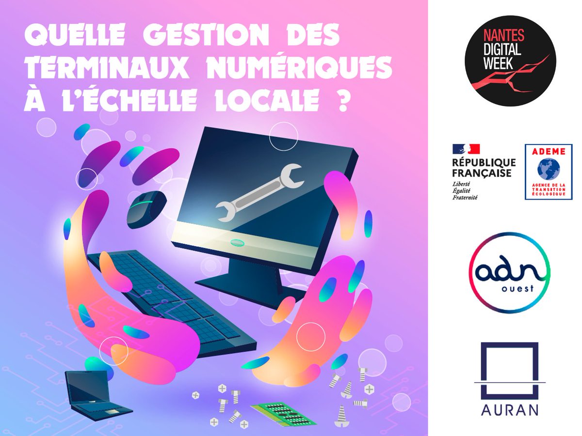 langleto's tweet photo. Quelle gestion des terminaux numériques à l’échelle locale ? 

Merci @adnouest pour l’invitation et la mise en valeur de notre projet de reconditionnement sur le territoire de la @MetropoleRouenN 🌱��

 #NumR #Nantesdigitalweek #rouen https://t.co/2GnHi2lxr0