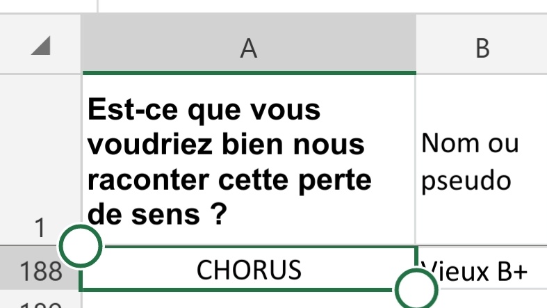 Parfois, un mot vaut mieux que mille discours