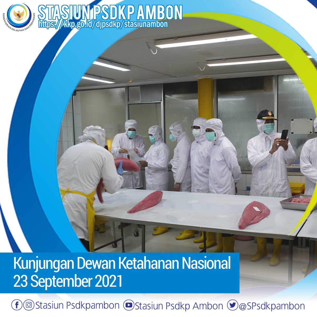23 September 2021
Ka Sta PSDKP Ambon menerima kunjungan Tim Kajian Setjen Dewan Ketahanan Nasional RI dalam rangka pelaksanaan kegiatan Kajian Daerah ke Maluku
#SinergiUntukNegeri
#StasiunPSDKPAmbon
#PILARPSDKP
#PSDKPHebat
#KKPRebound