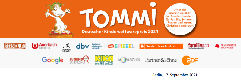 Can't Drive This ist in der Kategorie "Bestes PC Spiel" des Tommi-Kindersoftwarepreises 2021 nominiert! Am 24.10. ist die Preisverleihung im KiKa, wir sind sehr gespannt und drücken allen Nominierten die Daumen!
Hier gehts zur Pressemitteilung:
kindersoftwarepreis.de/downloads/2021…