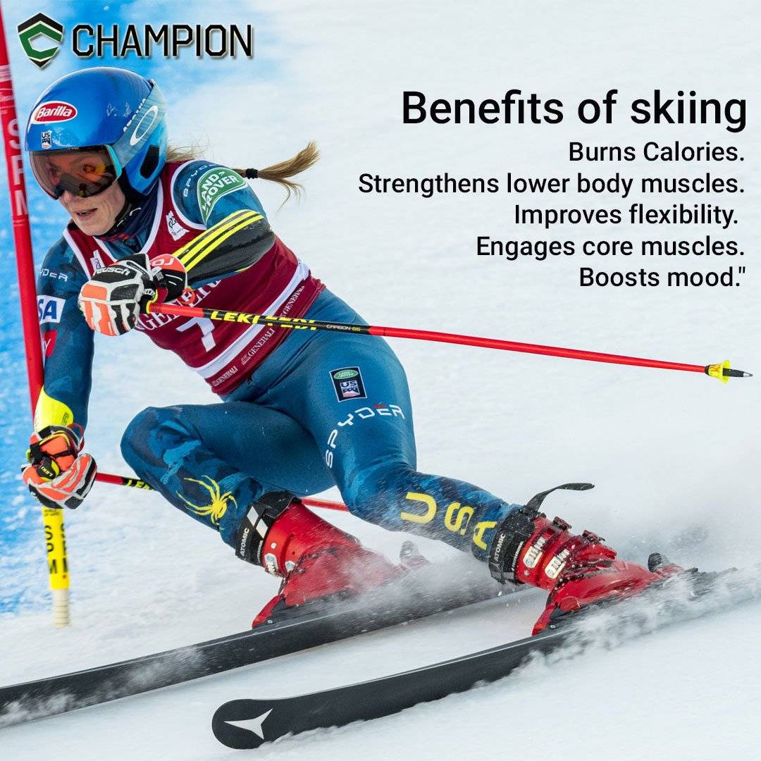 GoChampion4's tweet photo. Skiing is the secret to our energy for improving our flexibility and engaging our core muscles which may help in burning calories. #champion #training #skiing #calories #practice #boostup #energy #coremuscles #championsleague https://t.co/uGJP0iKcvd