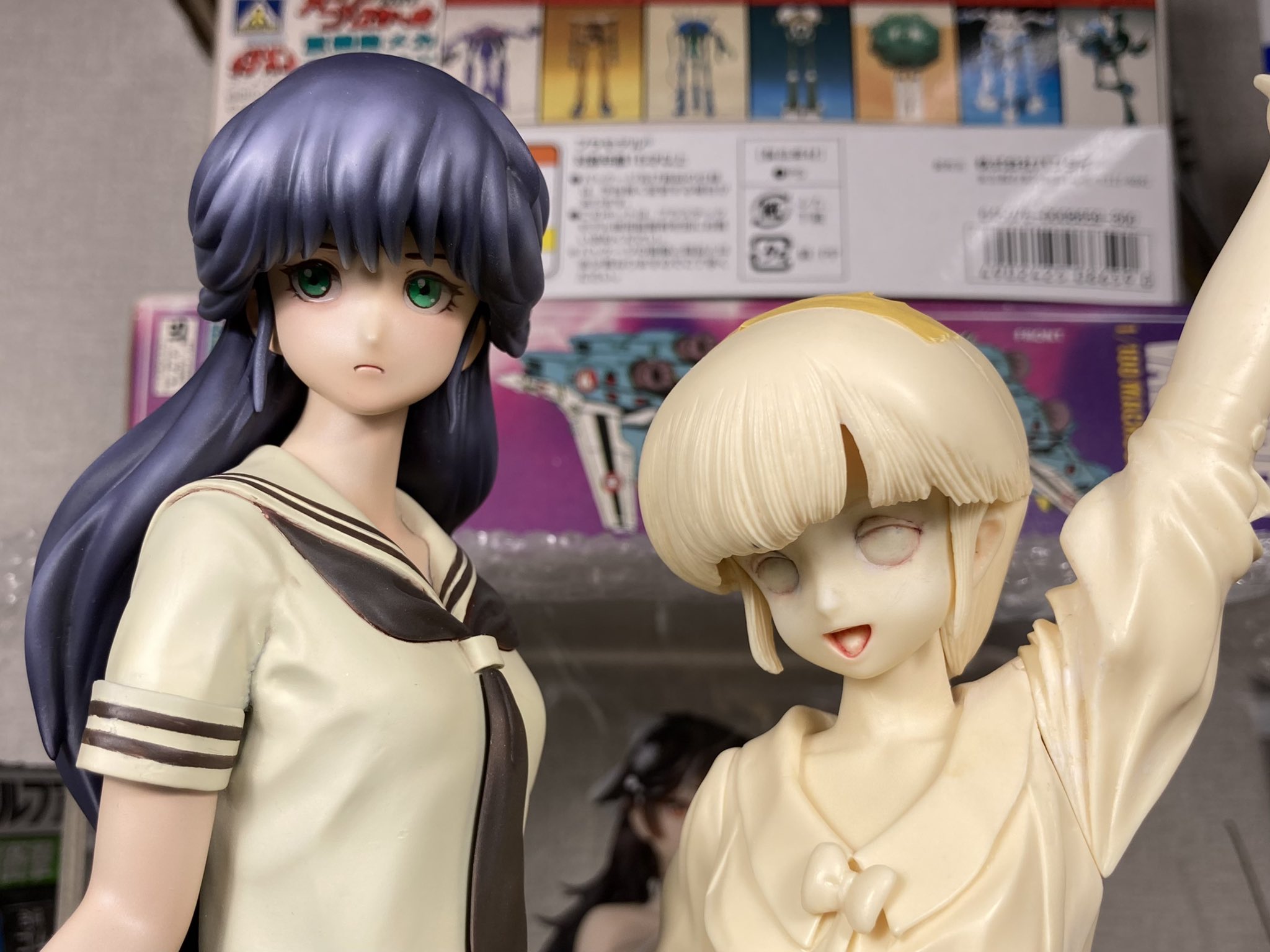 鮎川まどか&ジンゴロ・檜山ひかる フィギュアセット ヲパ🤖(wopa) on X: 