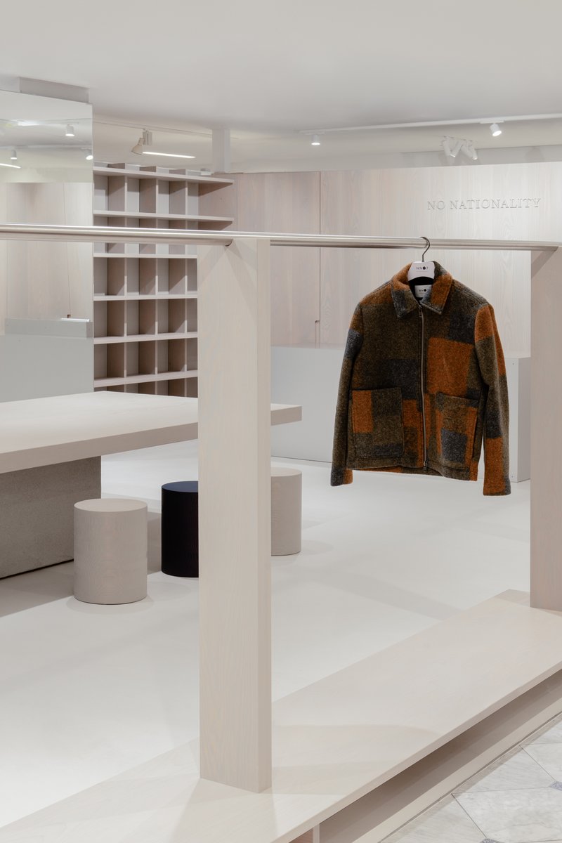 nonationality01's tweet photo. #NN07's new store in @illumcph   is now open and awaiting guests. Designed by @DesignStudies it's quite an experience of monotony in one of Copenhagen's busiest malls! #IllumCopenhagen #newstore #Copenhagen https://t.co/CIluLsnC9n