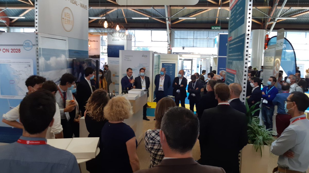 JBidalun's tweet photo. @NvelleAquitaine La Région Nouvelle-Aquitaine est présente sur le salon SEANERGY, salon des Énergies Marines Renouvelables. Elle accompagne 10 entreprises innovantes de son territoire sur des projets hydroliens, éolien offshore, et houlomoteur. #NvelleAquitaine @RemiJustinien https://t.co/GOu6XZRFyd