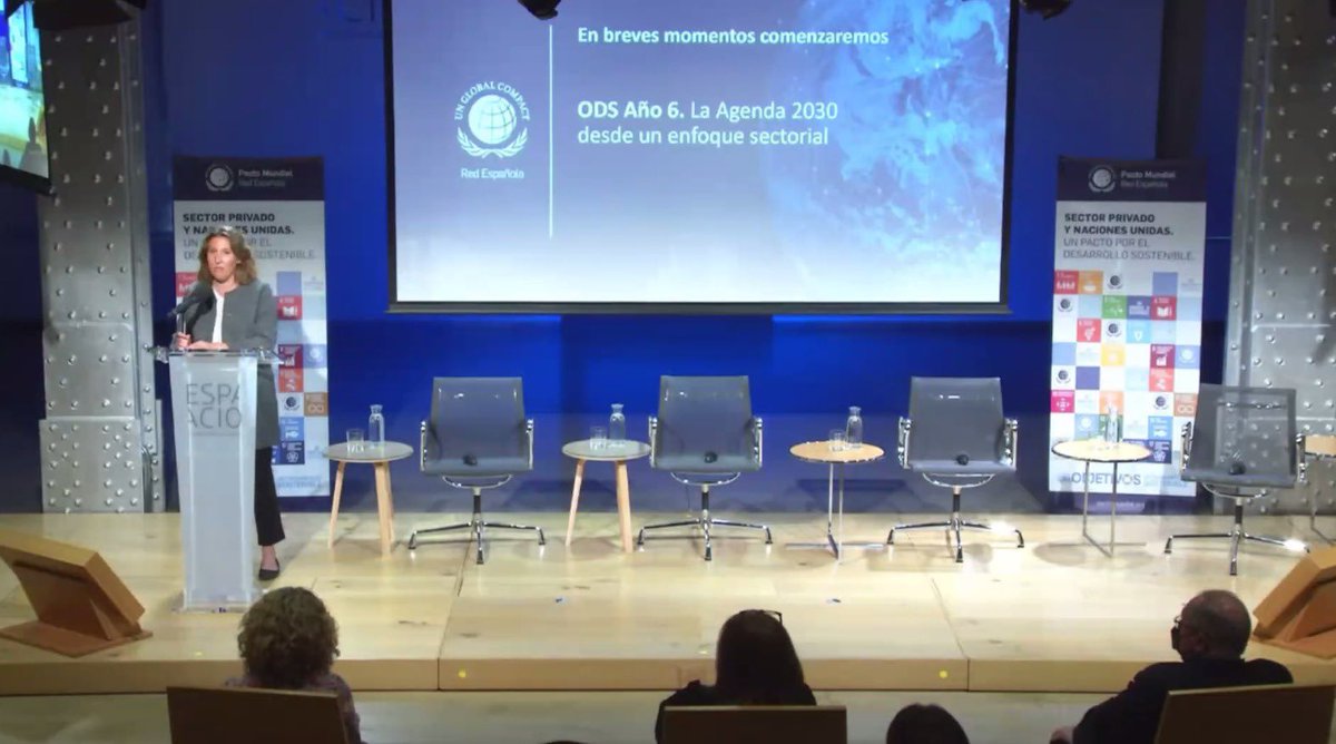 ➡️Asistimos 💻 a la jornada semipresencial “ODS Año 6. La agenda 2030 desde un enfoque sectorial: creando sinergias entre empresas”🤝

💡Un interesante análisis sobre cómo, desde cada sector empresarial, podemos contribuir a la consecución de los objetivos #ODS

#SectoresXlosODS