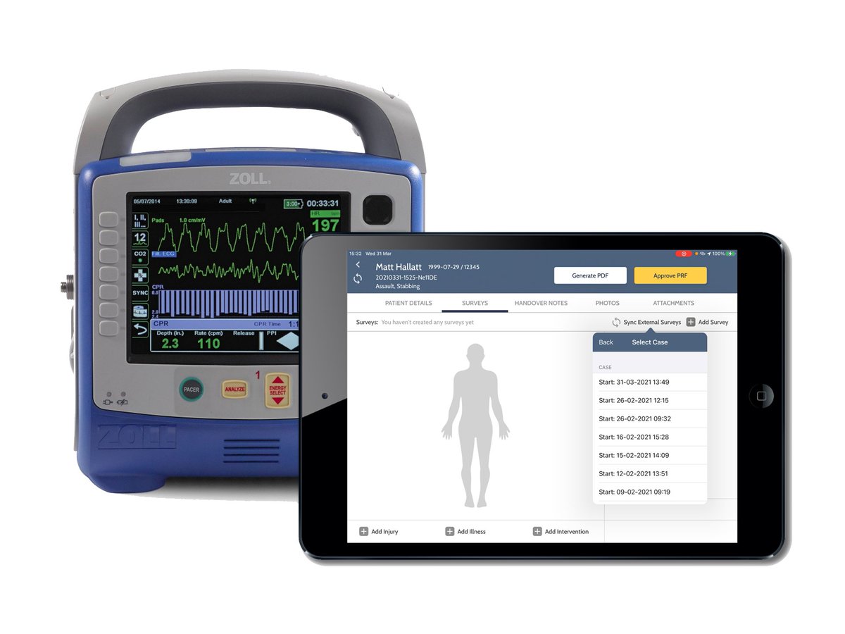 Let’s get integrated!

To help your crews provide an efficient service we integrate with modern hardware such as the ZOLL X Series Monitor/Defibrillator. 

Find out more bit.ly/3nOTkHB