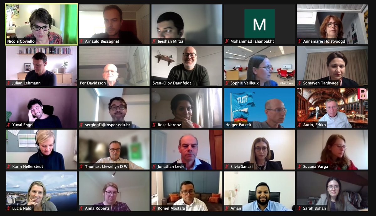 Last Tuesday, we presented our thoughts with Arnaud Abreu about #scaleup #trajectories to <a href="/SatishNambisan/">Satish Nambisan</a> and <a href="/eautio/">Erkko Autio</a> + observers.

Congrats @n_coviello, for leading the path forward to better understanding this contemporaneous phenomenon with a <a href="/JnlBusVenturing/">Journal of Business Venturing (JBV)</a> special issue