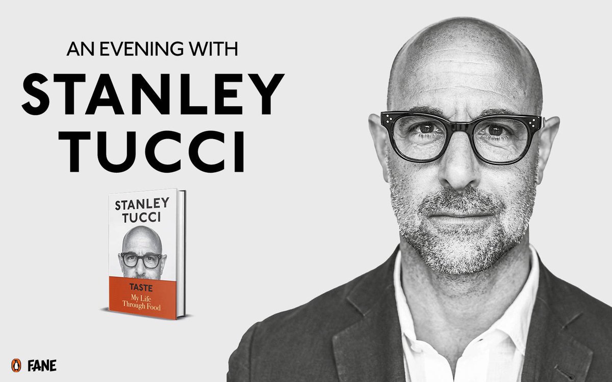 fizzandpheasant's tweet photo. Selling 3 tix to ‘An Evening with Stanley Tucci’ at London Palladium on Mon 4 Oct. £35 each and includes copy of his fab new memoir Taste. DM if interested! @STVEmmaC @KayeNicolson https://t.co/Dc8fco8G43
