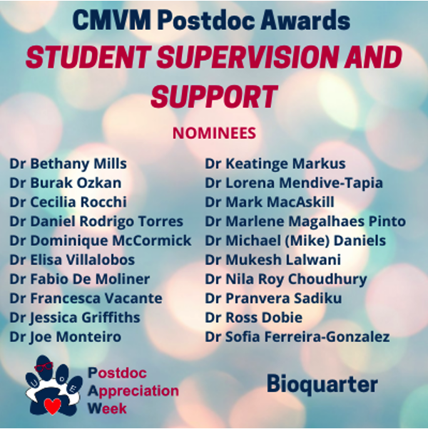 PostDoc Soc (BioQuarter) tweet media