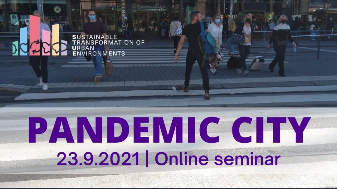 Happening now: PANDEMIC CITY seminar brings together diverse perspectives on what is the safe and sustainable future of cities under pandemics. Follow some highlits with this thread. #sustainabletransformation #pandemics #sustainability #STUE