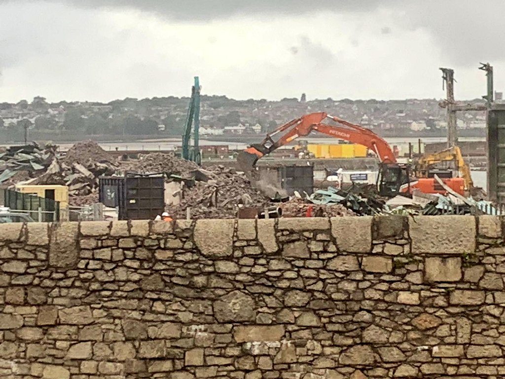 Morning views from the upstairs bar. 🏟️