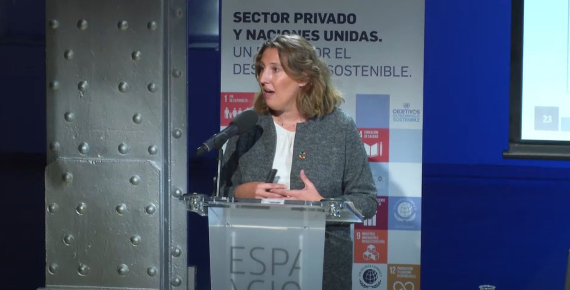 "Impulsar una visión compartida a través de hojas de ruta sectoriales, contar un marco normativo adecuado y apostar por una recuperación sostenible son las palancas para impulsar el cambio sistémico que necesitamos" <a href="/cristina_REPM/">Cristina Sánchez</a> #SectoresXLosODS