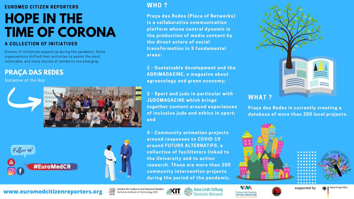 𝗣𝗥𝗔Ç𝗔 𝗗𝗔𝗦 𝗥𝗘𝗗𝗘𝗦 is a collaborative communication platform whose central dynamic is the production of media content by the direct actors of social transformation. pracadasredes.caixademitos.com
🌳agrimagazine.pt
🥋judomagazine.pt
💡futurosalternativos.com