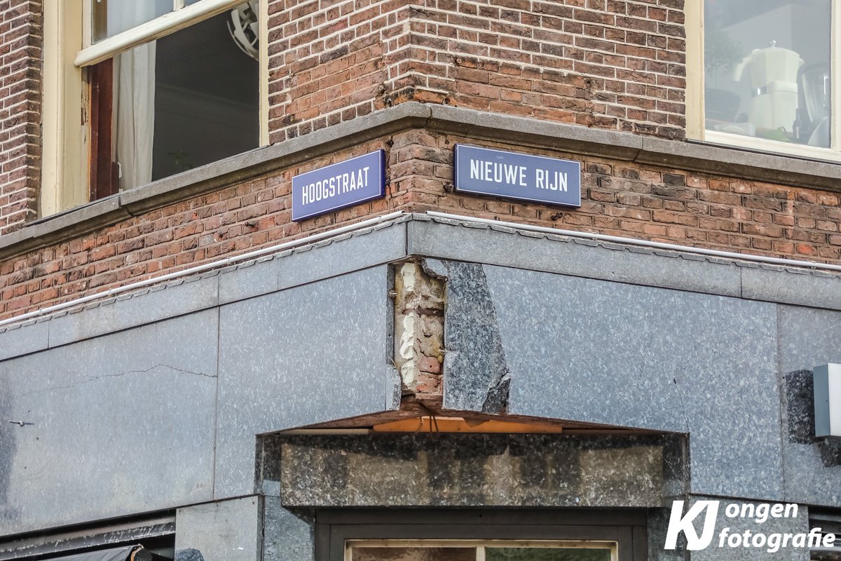 Melding brandweer Hoogstraat Leiden