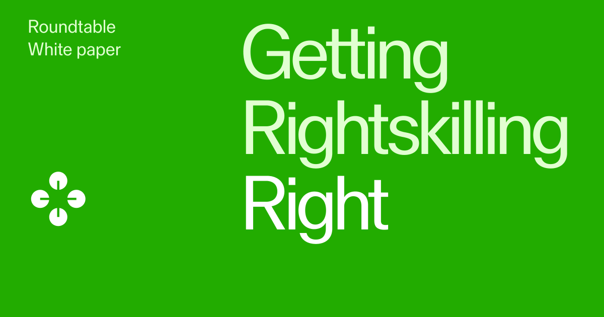 "What are skills that we need in the future that we haven't even envisaged? And how do we identify them?"

A few weeks back, we hosted a roundtable on how to get rightskilling right, facilitated by Lori Niles-Hofmann. Read the key insights: hubs.la/H0XFXjv0