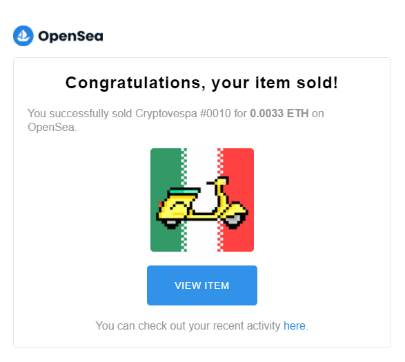 #CryptoVespa rules :) 
opensea.io/collection/cry…

#NFTs #NFTGiveaway #nftcollector #NFTshill #investment #Crypto #OpenSeaNFT #opensea #Vespa #italiano