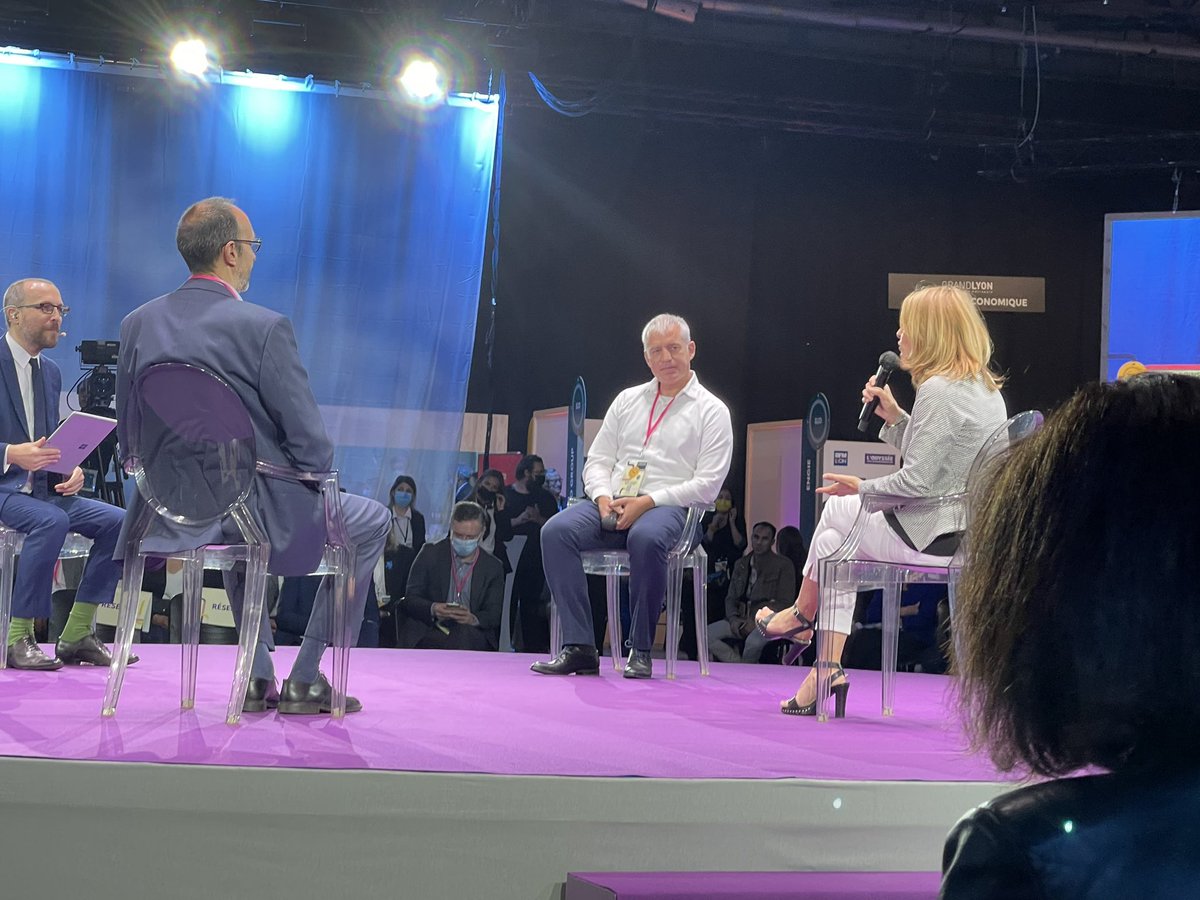 Valérie Javelle présente à l’Odyssée. Témoignages très inspirants de chefs d’entreprise et de sportifs médaillés des JO de Tokyo !