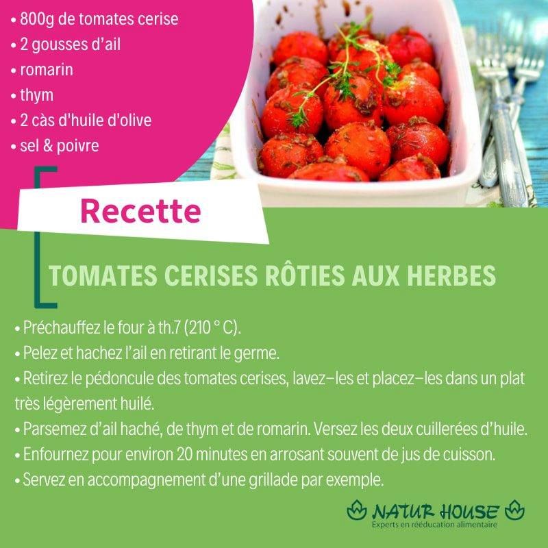 ACSN44600's tweet photo. NATURHOUSE et ses diététiciennes nutritionnistes diplômées vous conseillent les tomates cerises rôties aux herbes 😊 
A base de tomates cerise🍅, d'ail, de romarin, de thym, ... 
+ d'infos sur https://t.co/lxWIOK25KW
#PomponNews #Shopping #SaintNazaire https://t.co/lJbcMqgrTN